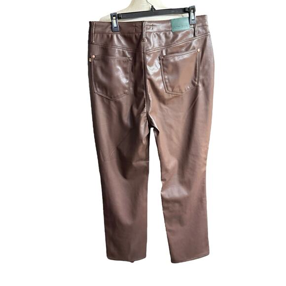 Judy Blue Faux Leather Tummy Control High Rise Straight size 15/32 Style JB88754 - Picture 4 of 11